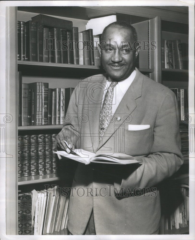 1954 Press Photo Francis A Kornegay Urban League - Historic Images