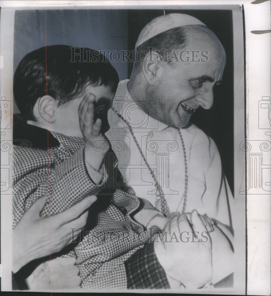 1964 Press Photo Pope Paul VI Catholic Church. - Historic Images