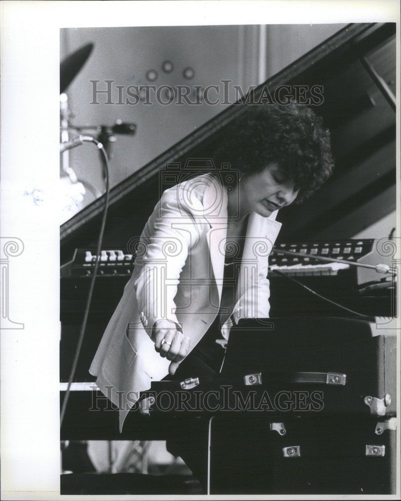 1980 Press Photo Lenore Paxton keyboard veteran Detroit - Historic Images