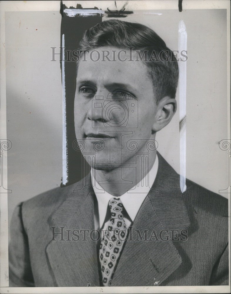 1945 Press Photo Joe Pasilus Bowler - Historic Images