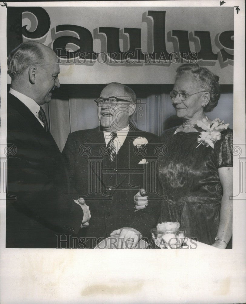 1960 Press Photo Mr. and Mrs. John Paulus - Historic Images