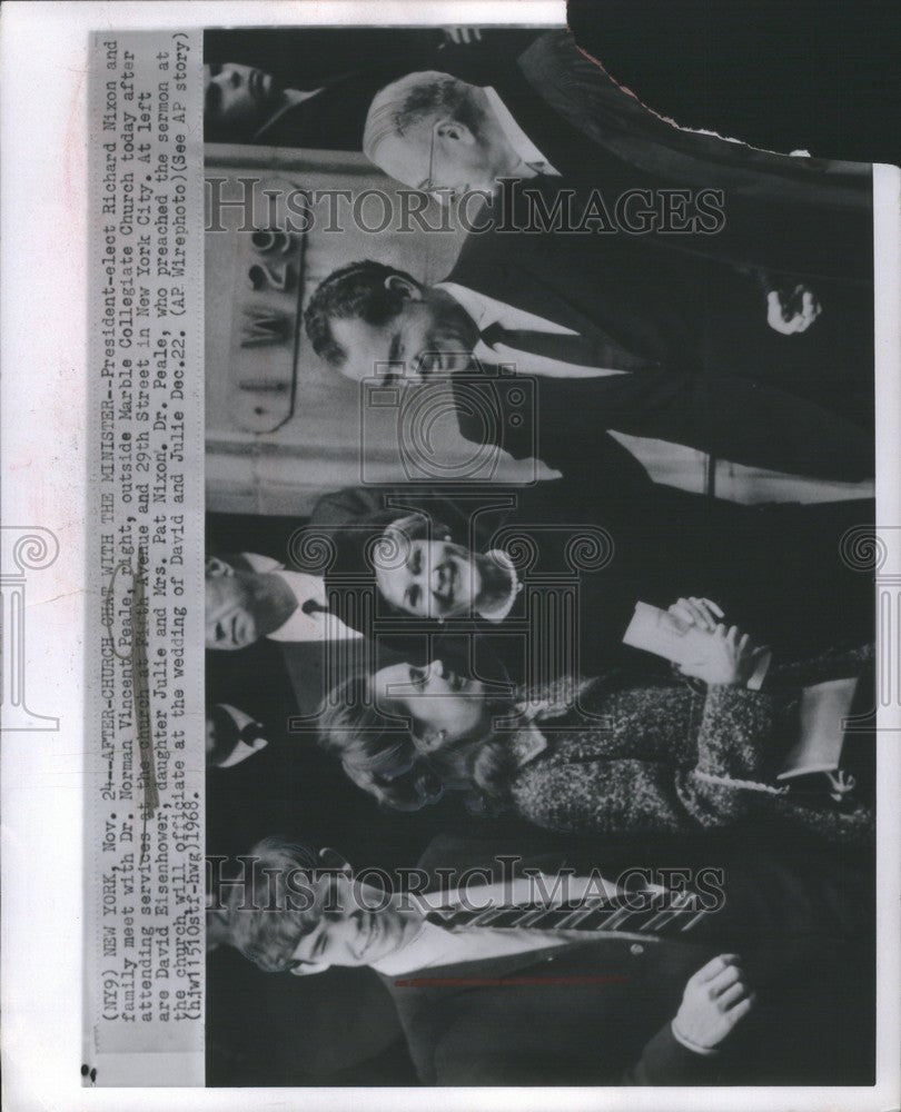 1968 Press Photo new york david eisenhover richard - Historic Images