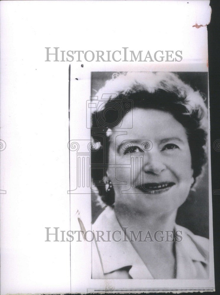 1953 Press Photo Mrs. Lester B. Pearson - Historic Images