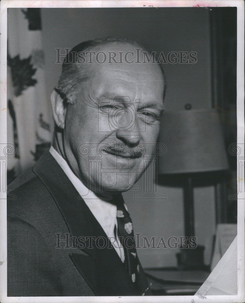 1956 Press Photo Drew Pearson journalist - Historic Images