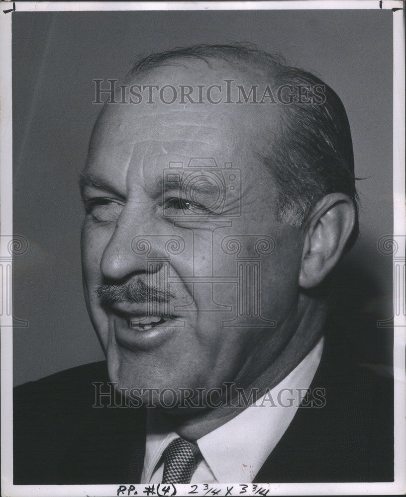 1954 Press Photo Andrew Drew Pearson Journalist Radio - Historic Images