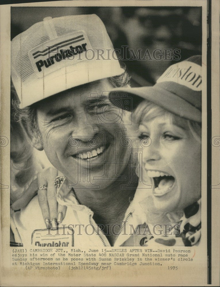 1975 Press Photo David Pearson American stock car racer - Historic Images