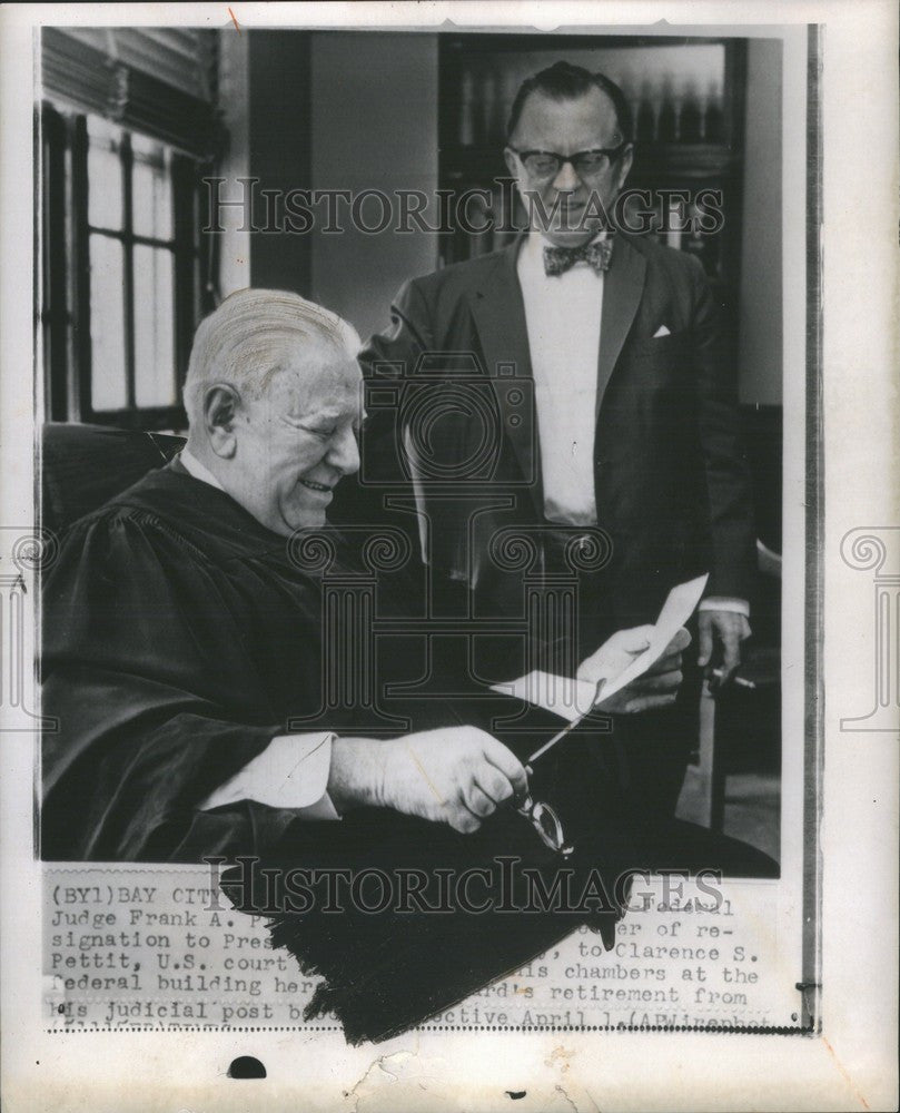 1963 Press Photo Judge Frank Picard - Historic Images