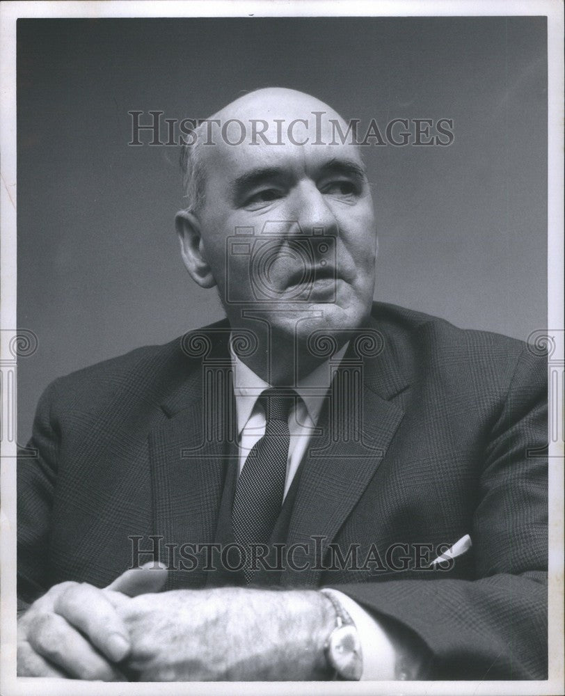 1966 Press Photo Cyril Northcote Parkinson Historian - Historic Images