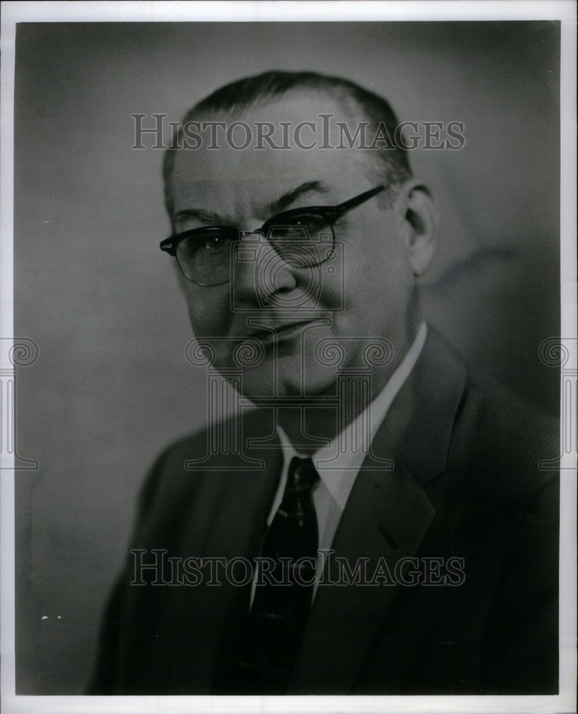 1959 Press Photo George H. Miehls Detroit Michigan - Historic Images