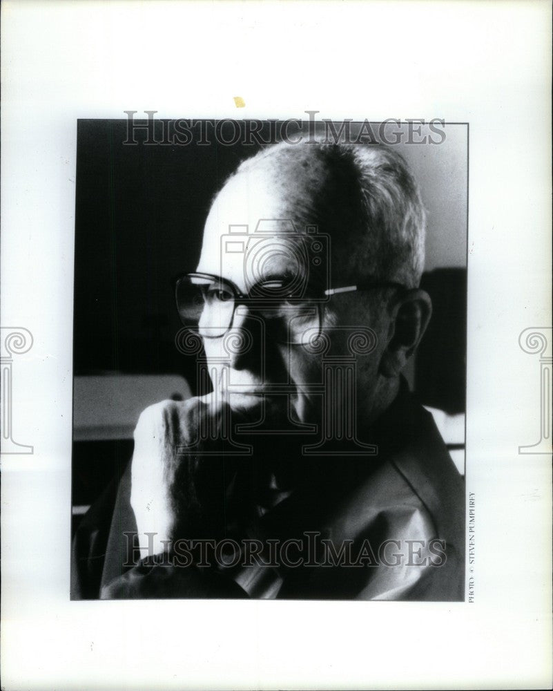 1992 Press Photo James Albert Michener American author - Historic Images