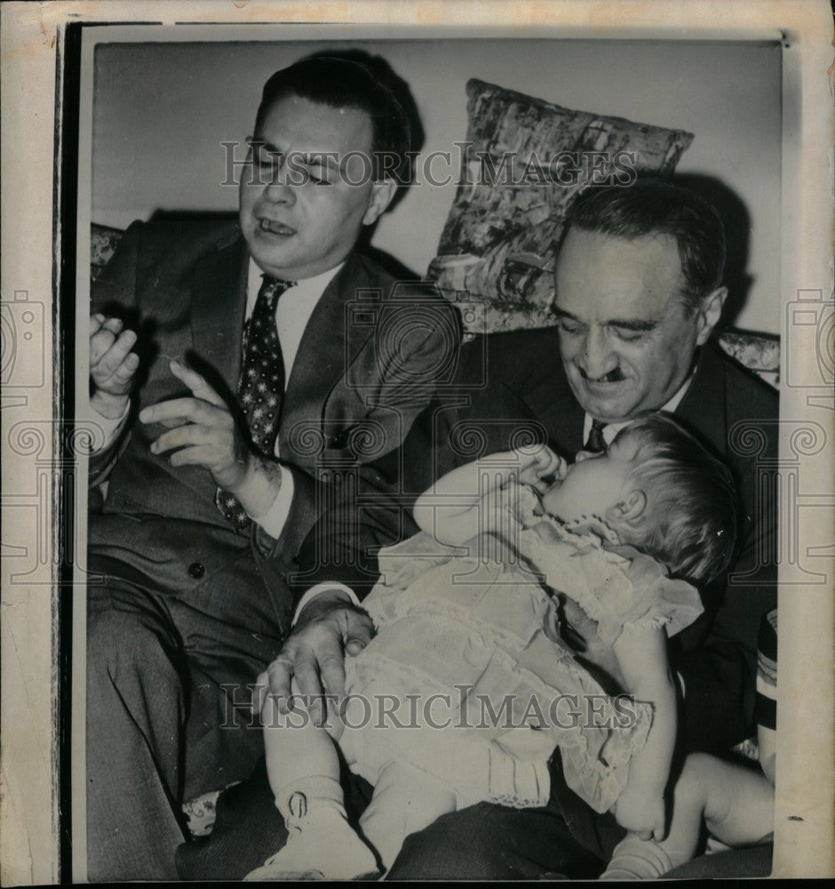 Press Photo Mikoyan &amp; Irene,daughter Joe Polowsky - Historic Images