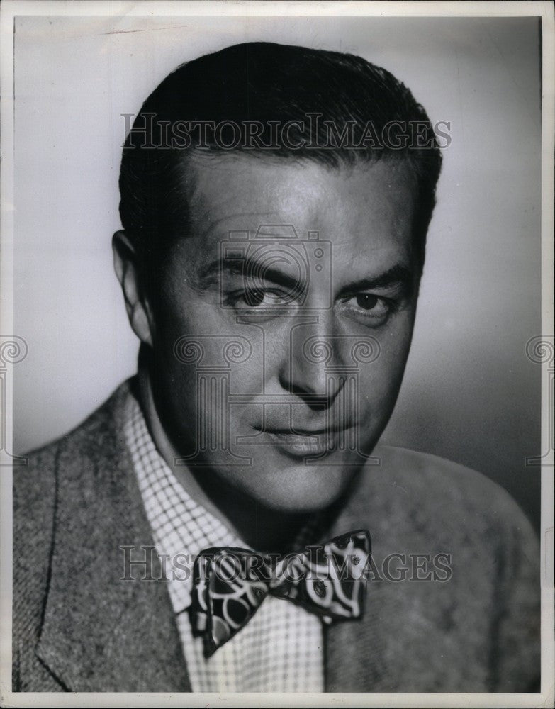 1949 Press Photo Ray Milland Actor The Lost Weekend - Historic Images