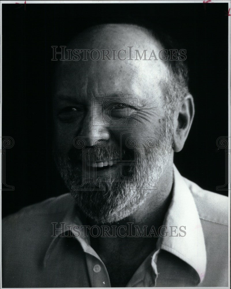 1982 Press Photo Ben Pearlman chef sculptor Sylvan Lake - Historic Images