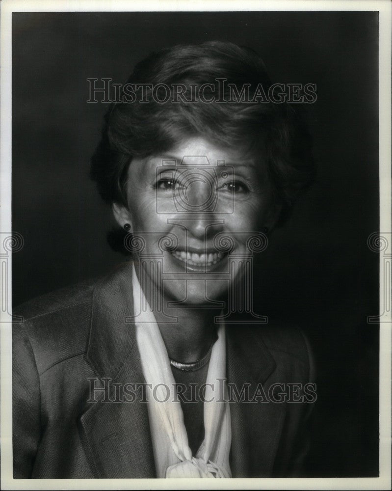 1983 Press Photo Audrey Pearl, Wxyz Newstalk Radio - Historic Images