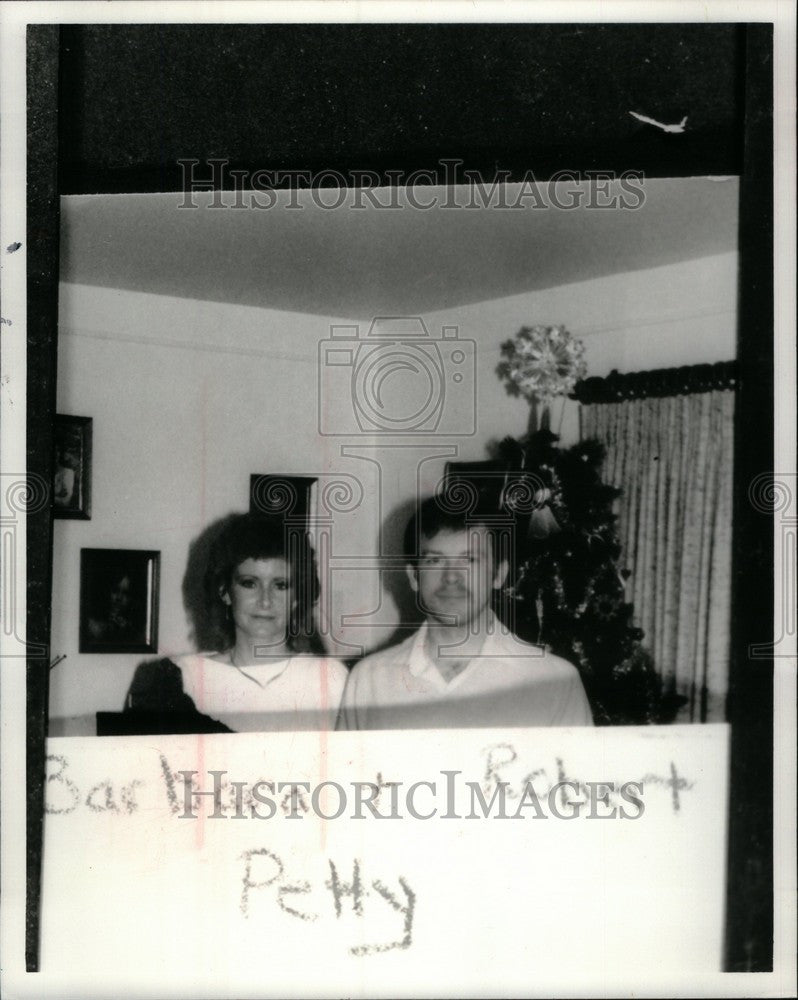 1986 Press Photo Barbara  Robert Petty - Historic Images