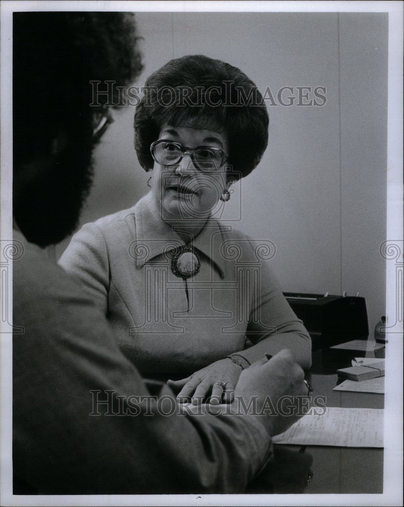 1977 Press Photo Detective Sgt. Georgia Phillips - Historic Images