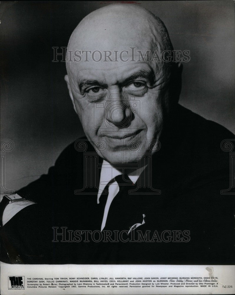 1967 Press Photo Otto Preminger theatre film director - Historic Images