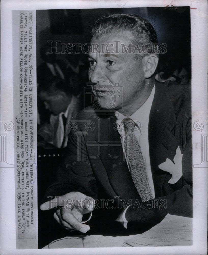 1969 Press Photo Lee Pressman - Historic Images