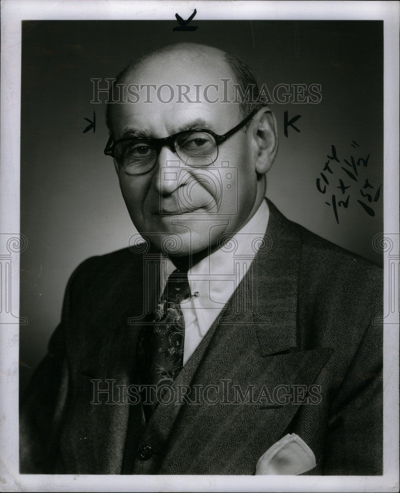 1955 Press Photo Meyer L. Prentis Michigan - Historic Images