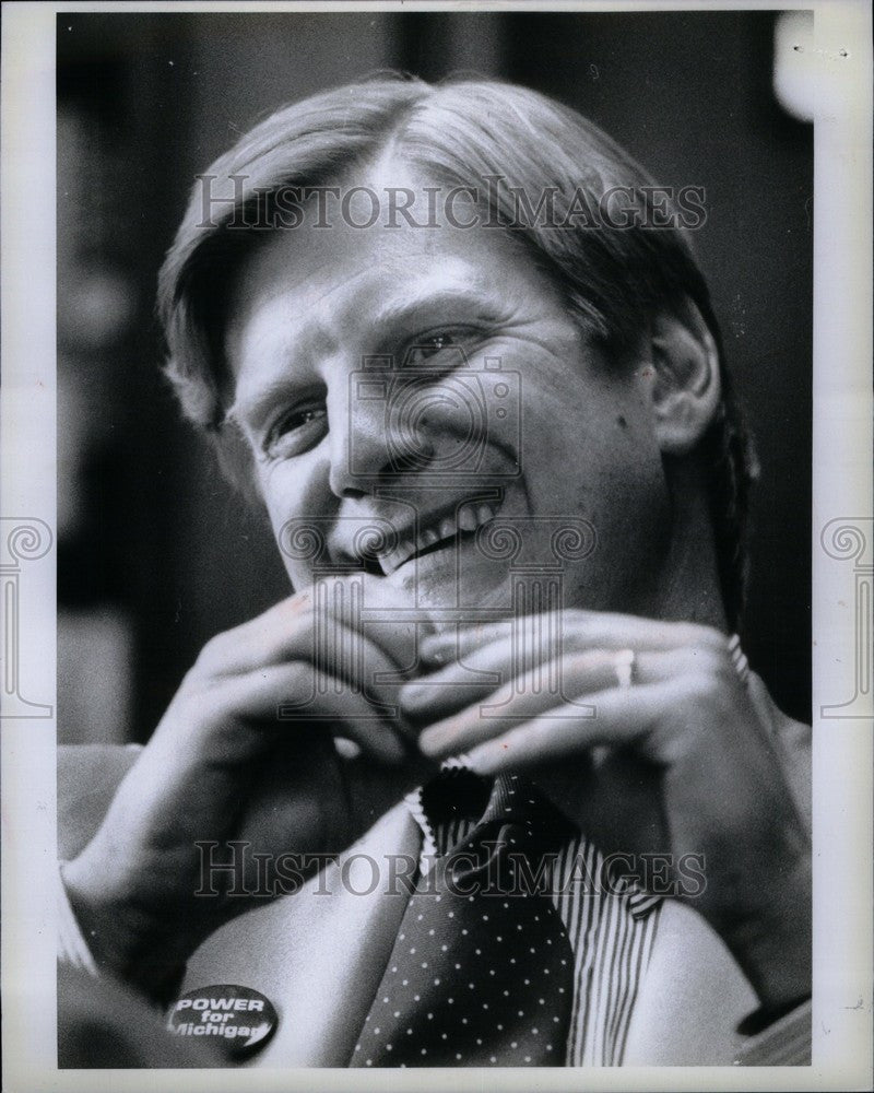 1978 Press Photo Philip Power Michigan Senate - Historic Images