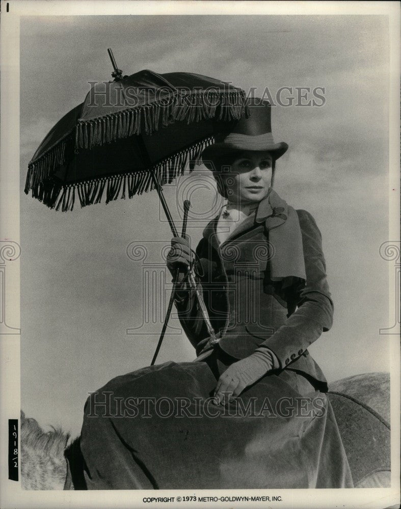 1973 Press Photo Sarah Miles - Historic Images