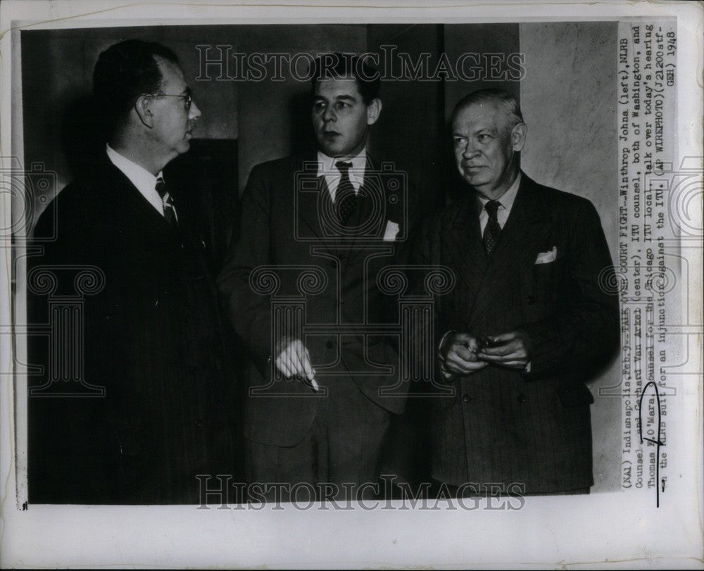 1948 Press Photo Thomas E. O&#39;Mara - Historic Images