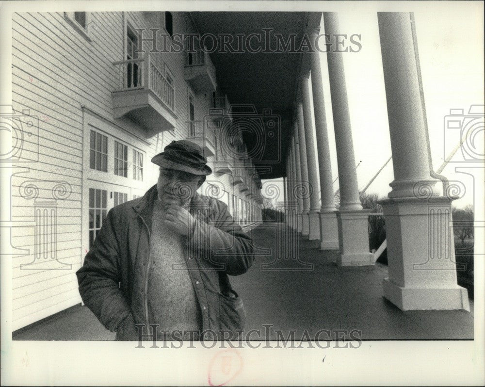 1987 Press Photo Dan Musser Basball Player - Historic Images