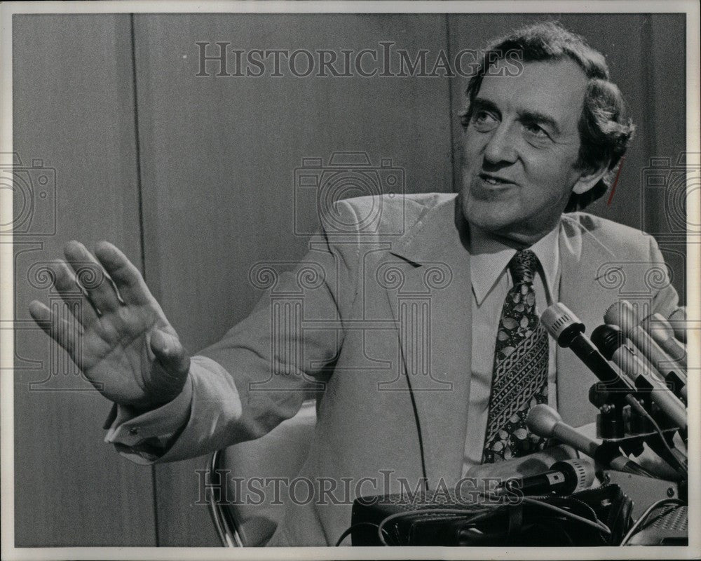 1976 Press Photo Senator Edmund Muskie candidate - Historic Images