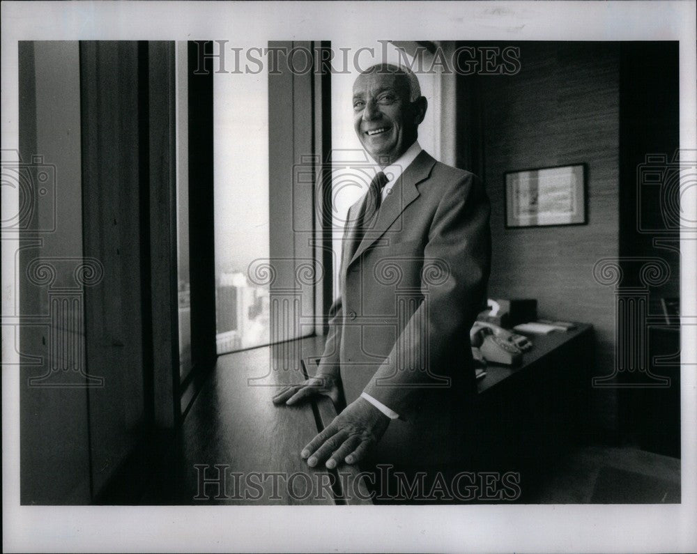 1989 Press Photo John Martin chairman Michigan - Historic Images