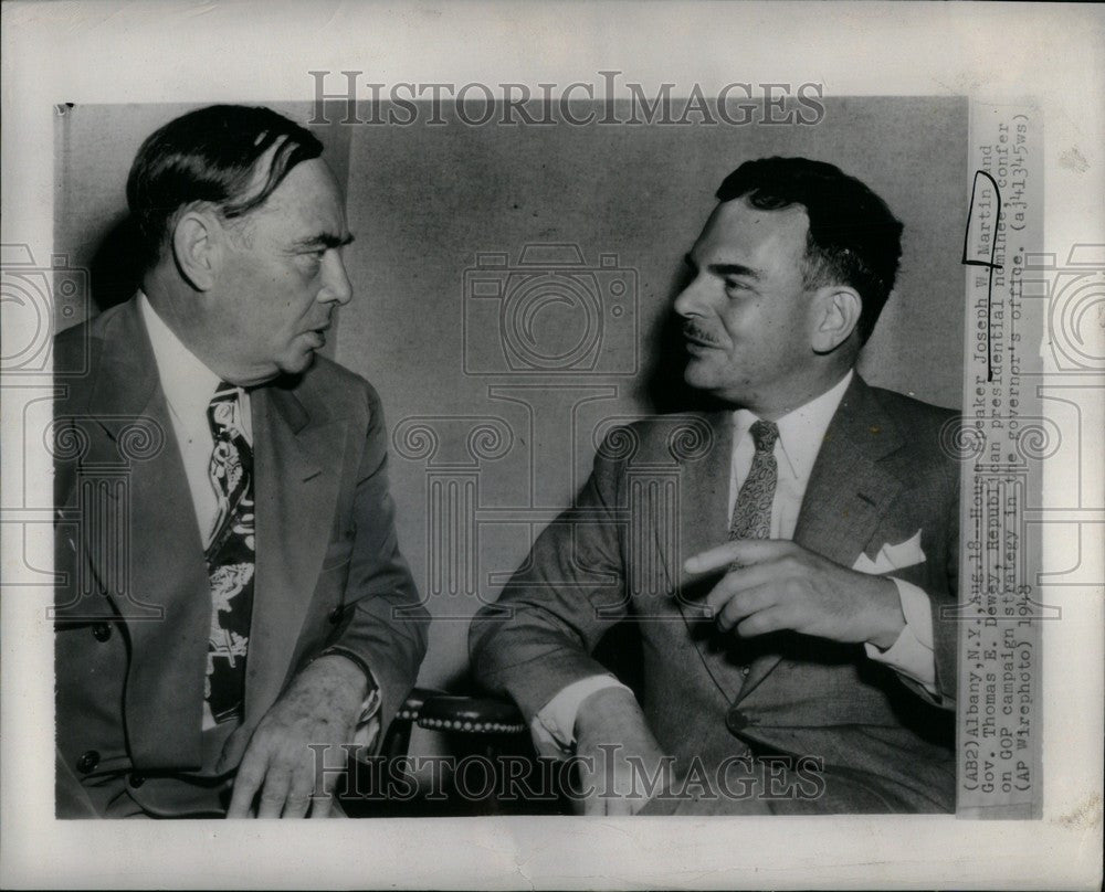 1948 Press Photo joseph martin presedential niminee - Historic Images