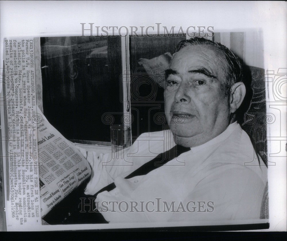 1966 Press Photo joseph martin congressman american - Historic Images