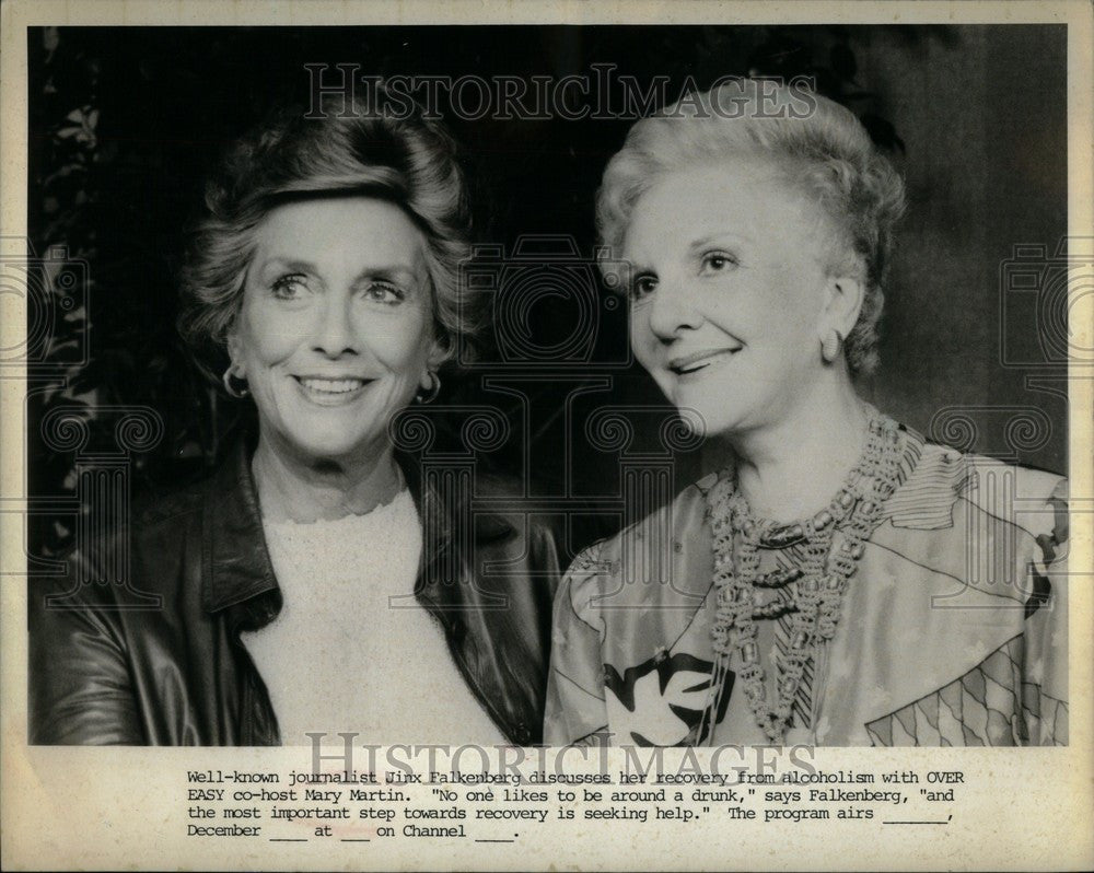 1982 Press Photo Mary Martin Over Easy tv show cohost - Historic Images