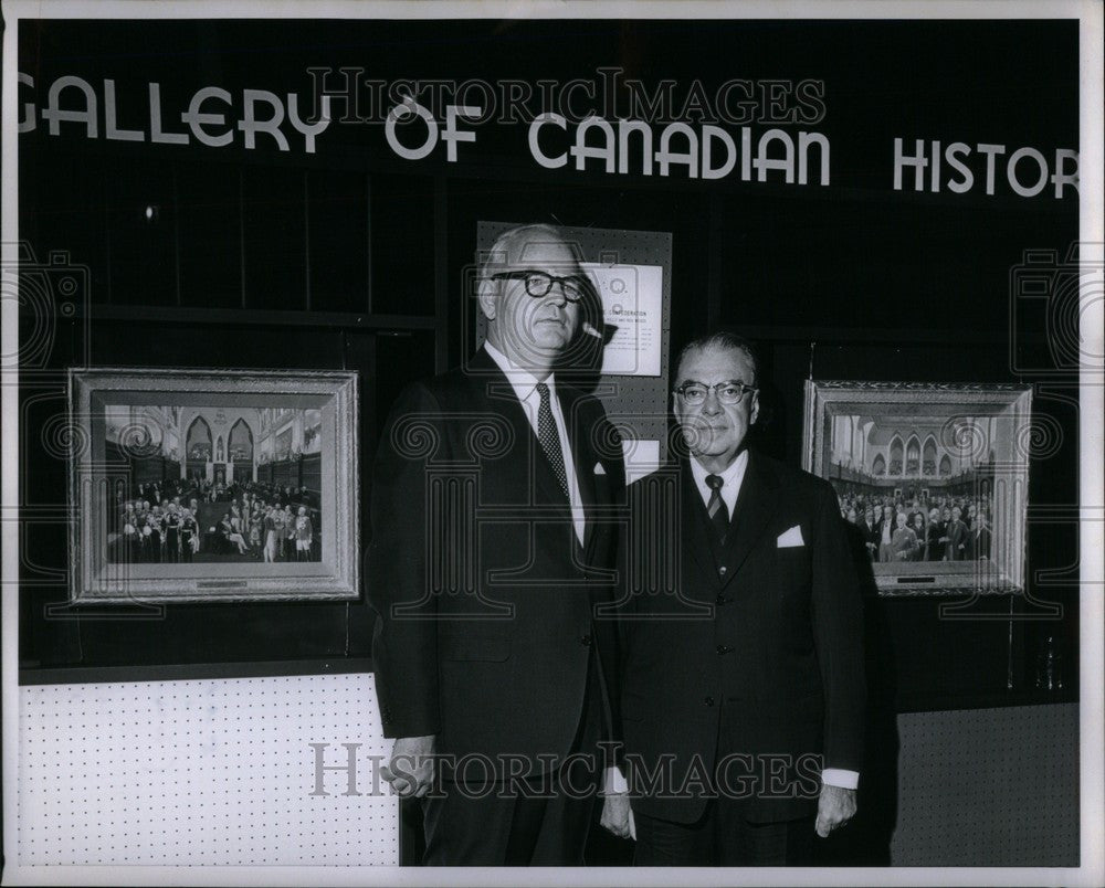 1966 Press Photo Paul Martin Minister External Affairs - Historic Images