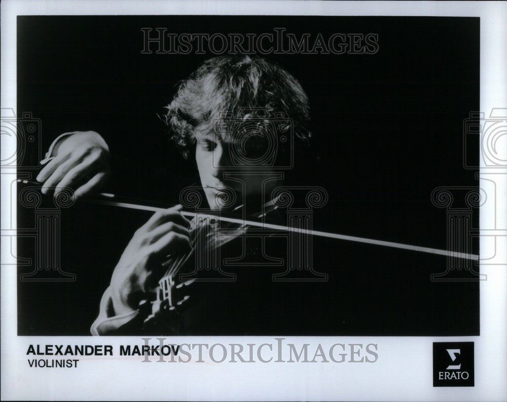 1990 Press Photo Alexander Markov Violinist - Historic Images