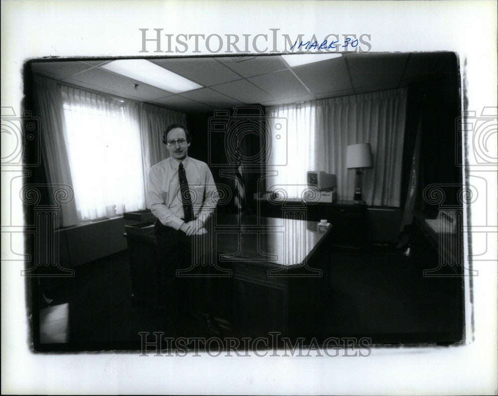 1993 Press Photo Stephen Markman Outgoing U.S Attorney - Historic Images