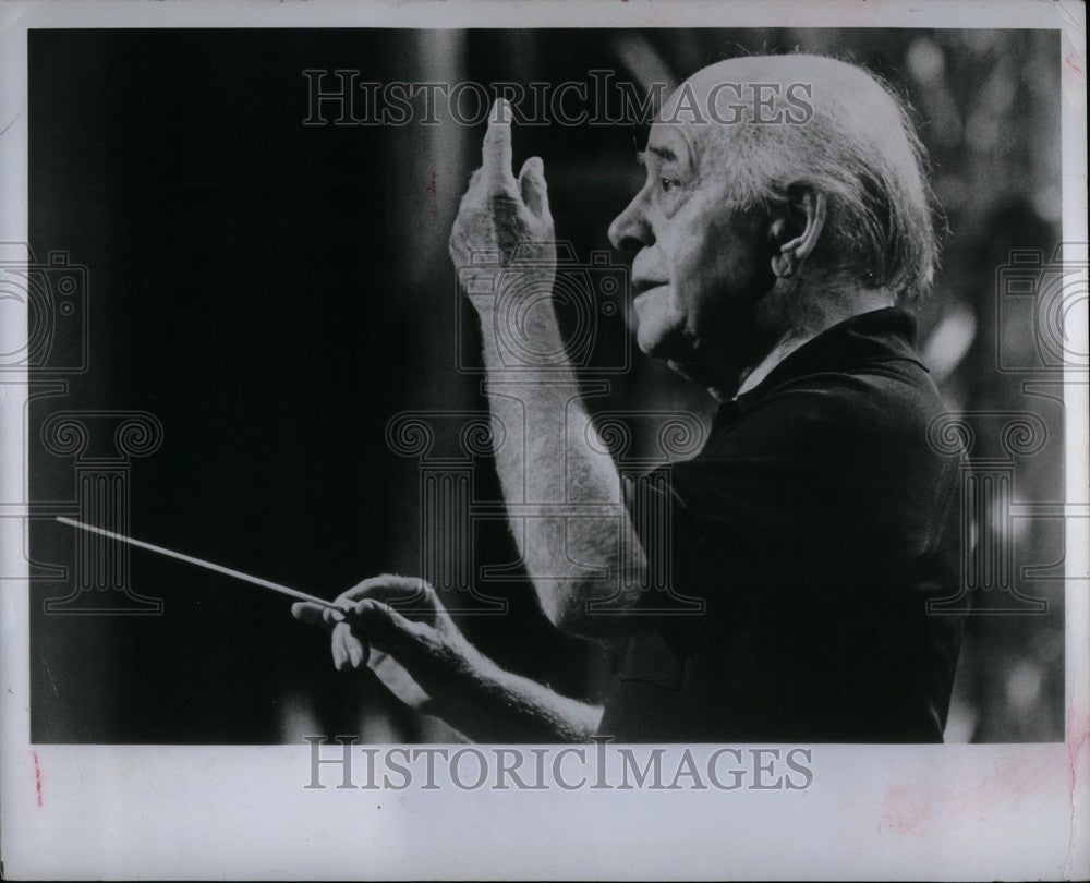 1981 Press Photo Eugene Ormandy violinist - Historic Images