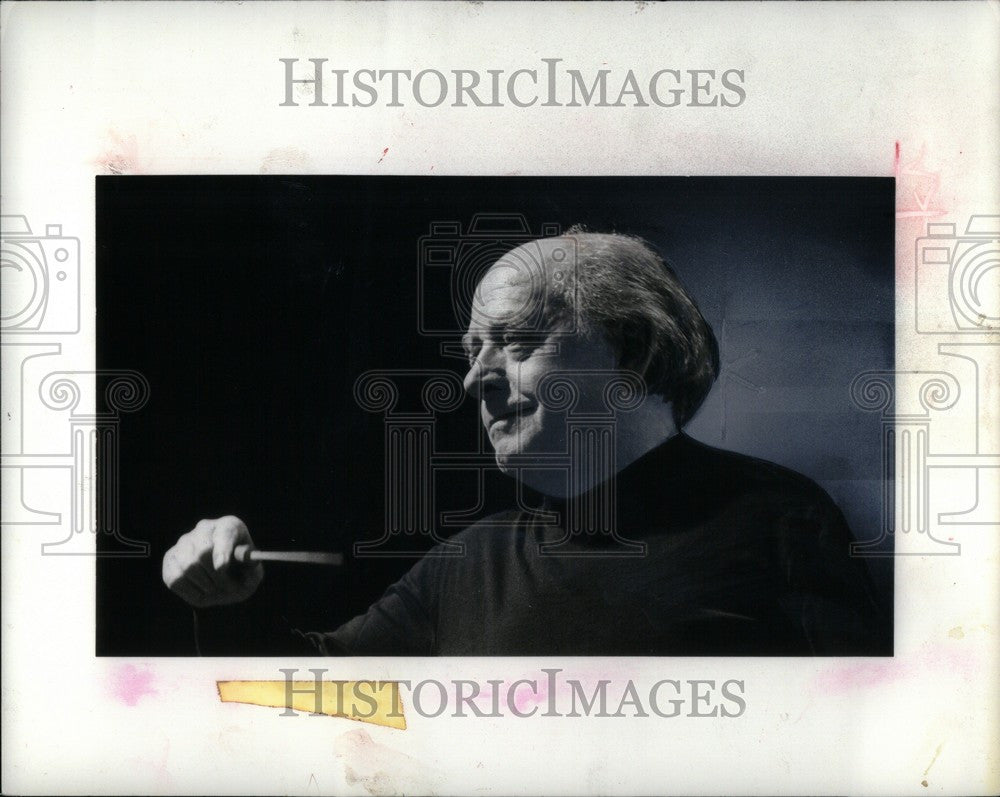 1979 Press Photo Eugene Ormandy conductor violinist. - Historic Images