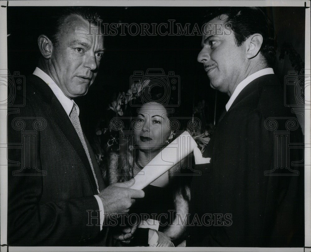 1952 Press Photo Dennis O&#39;Keefe Entertainer - Historic Images