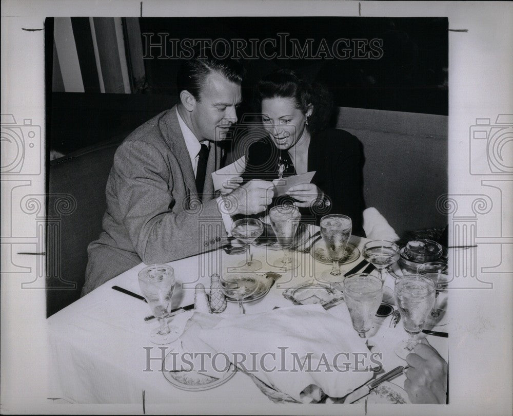 1945 Press Photo Dennis O&#39;Keefes - Historic Images