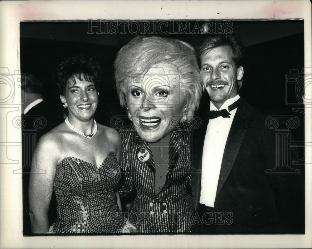 1987 Press Photo Jim and Lia Iacoccoa Nagy - Historic Images