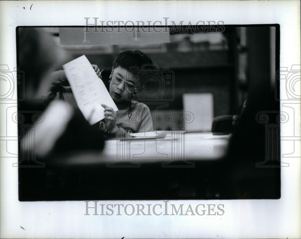 1990 Press Photo Ken Myers Japanese - Historic Images