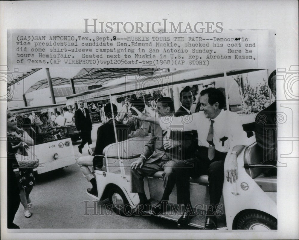 1968 Press Photo Edmund Muskie - Historic Images