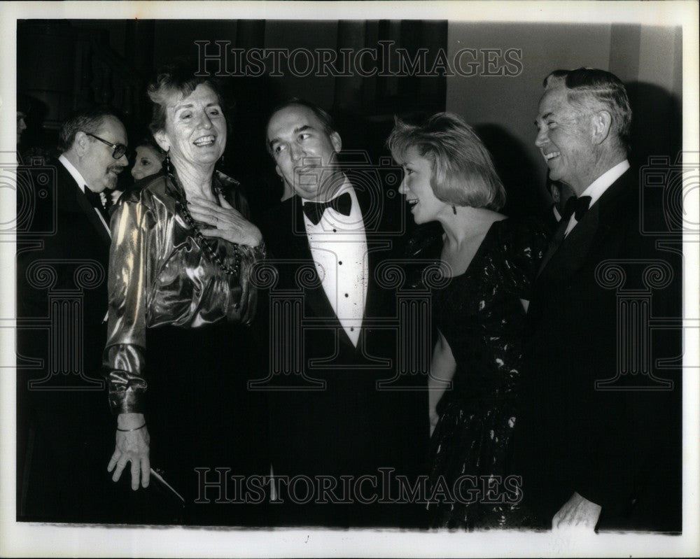 1991 Press Photo William Milliken Politician Governor - Historic Images