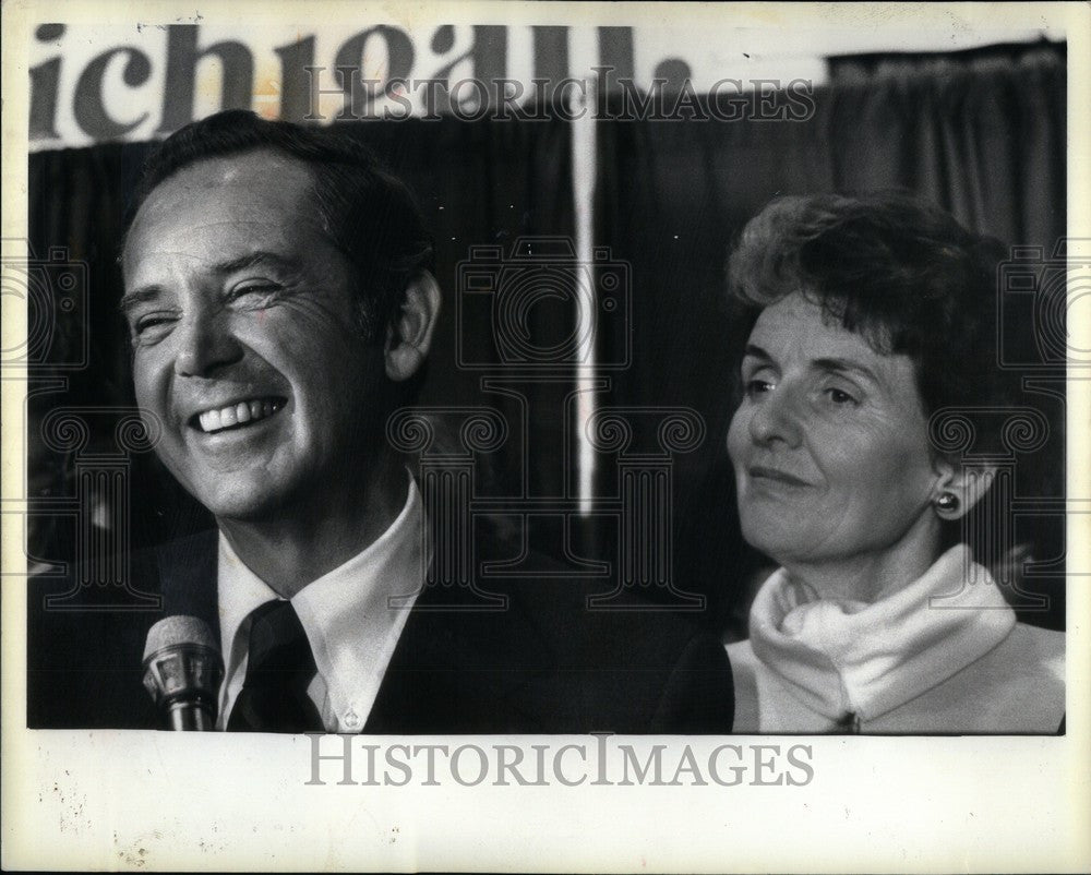 1978 Press Photo Milliken Invitation Michigan trade - Historic Images