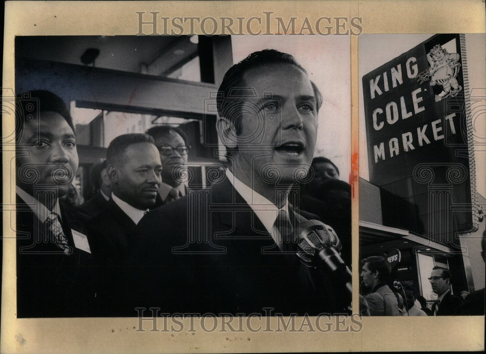 1970 Press Photo Governor William G. Milliken Michigan - Historic Images