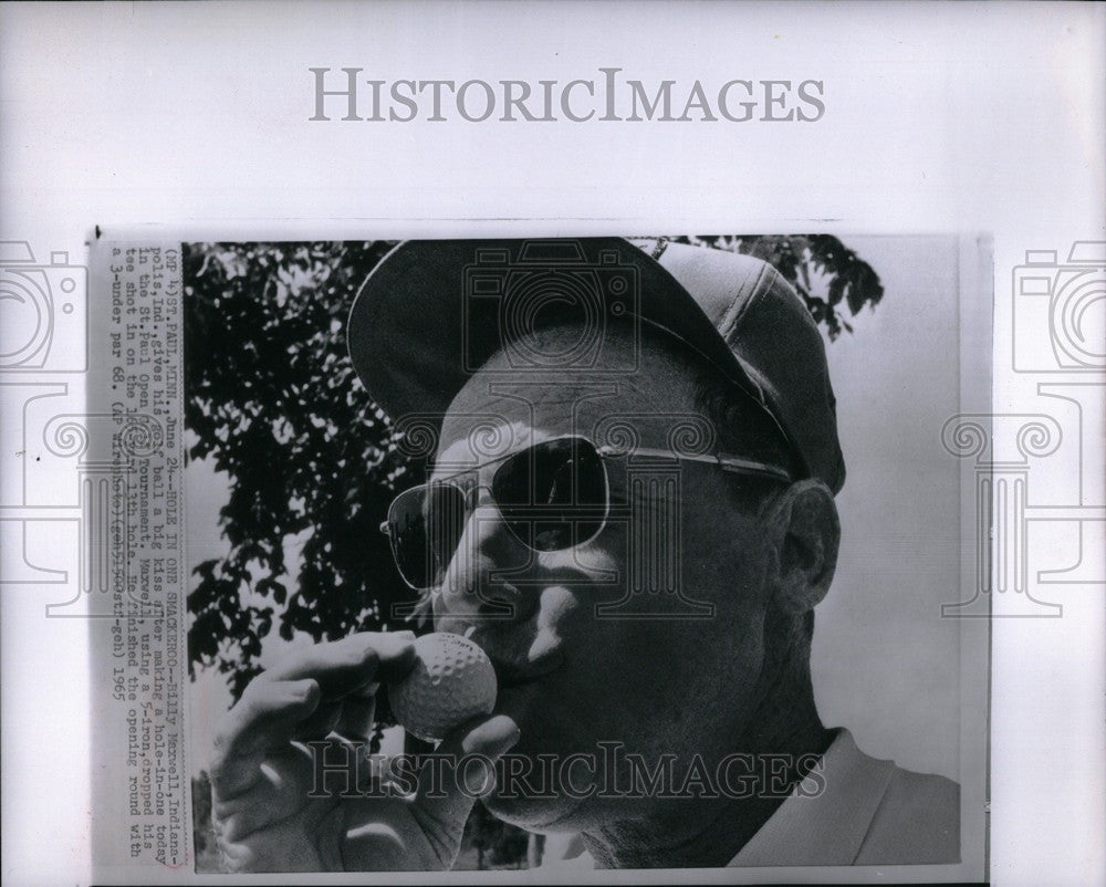 1965 Press Photo Billy Joe Maxwell American golfer - Historic Images