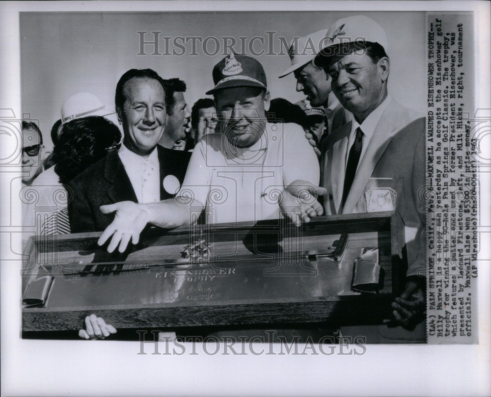 1961 Press Photo Billy Maxwell Palm Springs Golf - Historic Images