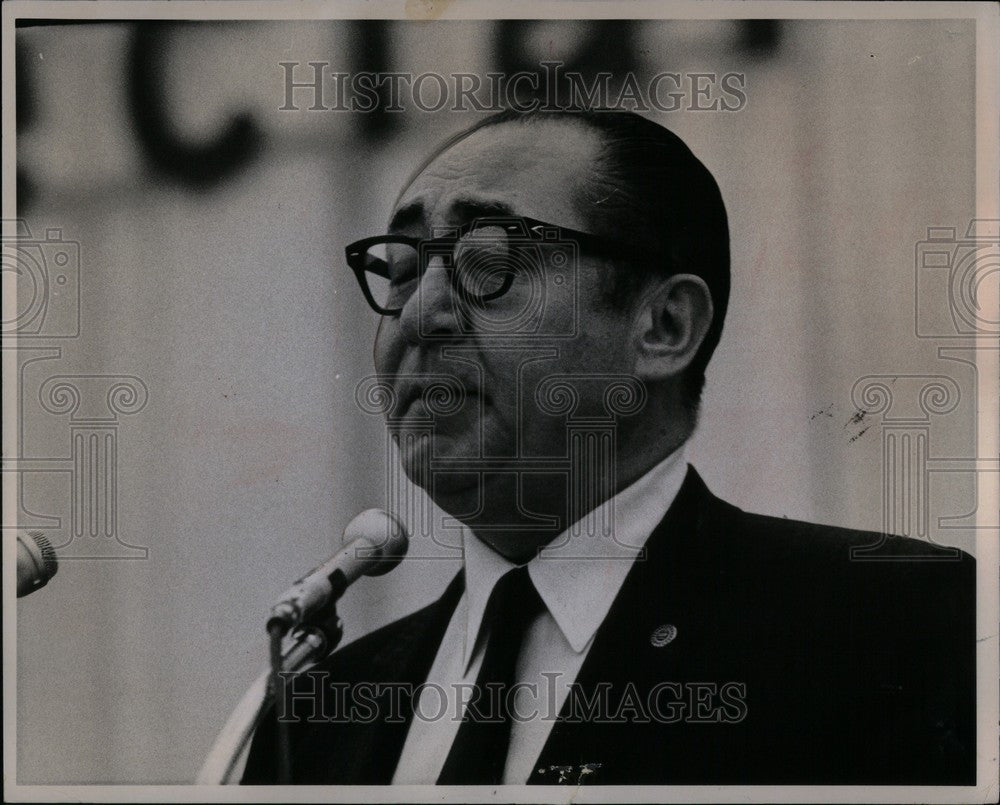 1967 Press Photo Emil Mazey,US Secretary-treasurer - Historic Images