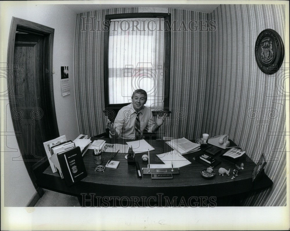 1984 Press Photo Phil Mastin, former state senator - Historic Images