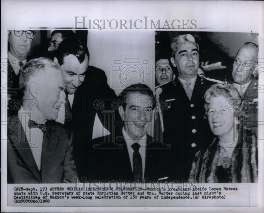 1960 Press Photo mexico independence celebrations - Historic Images